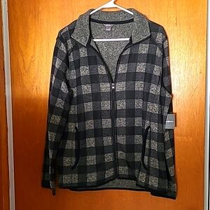 Women's Eddie Bauer XL NWT FZ Mock Radiator